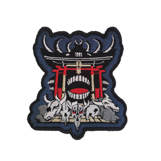 Patch Brodé One Piece Ace Crâne 8cm