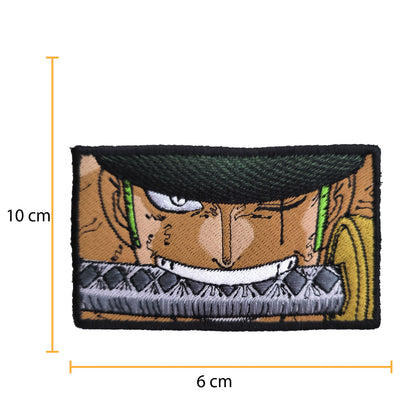 Patch Brodé One Piece Zoro Gaze 10cm