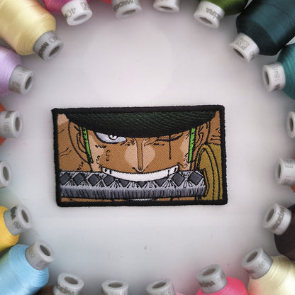 Patch Brodé One Piece Zoro Gaze 10cm