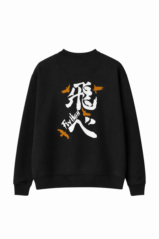 Sudadera Bordada Haikyuu Fly - Valkynea