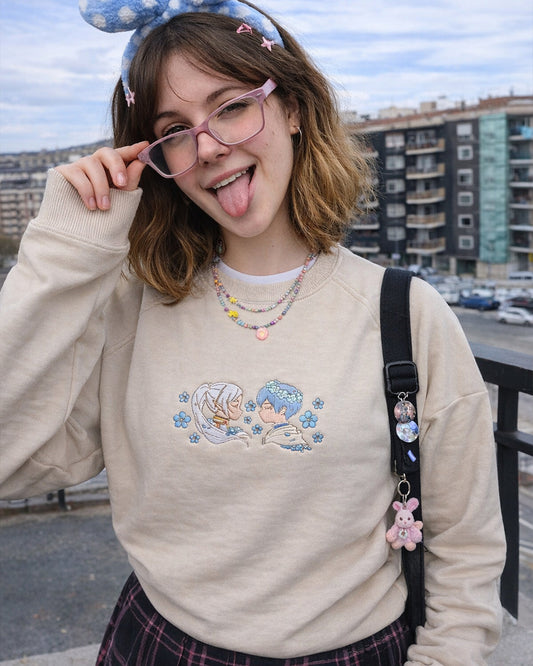 Sudadera Bordada Frieren - Valkynea