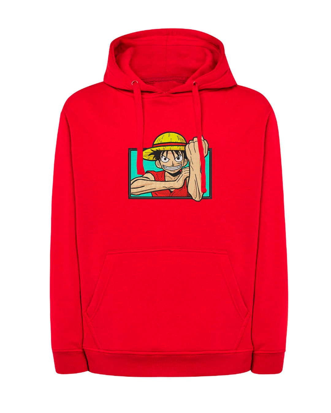 Sweat-shirt brodé Luffy One Piece