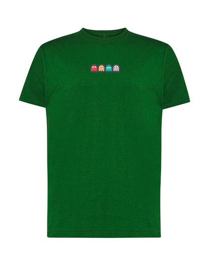 Camiseta Bordada Fantasmas Pac Man